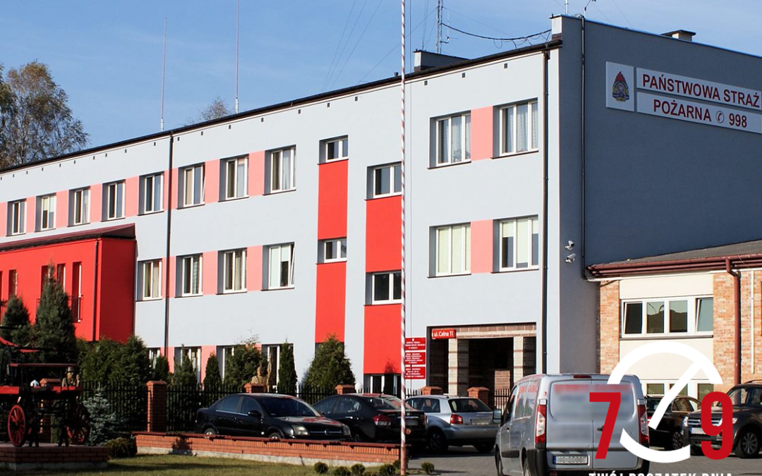 St. kpt. Adrian Stupski, oficer prasowy PSP w Ostrołęce